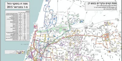 ಕೇಂದ್ರ ಬಸ್ ನಿಲ್ದಾಣ ಟೆಲ್ ಅವಿವ್ ನಕ್ಷೆ